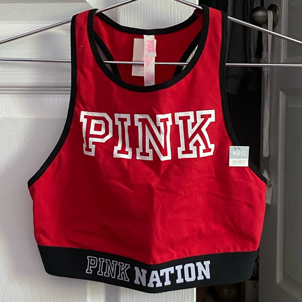 Victoria’s Secret PINK red bra top